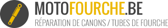 Logo Motofourche.be - Réparation de canons (tubes) de fourche de moto